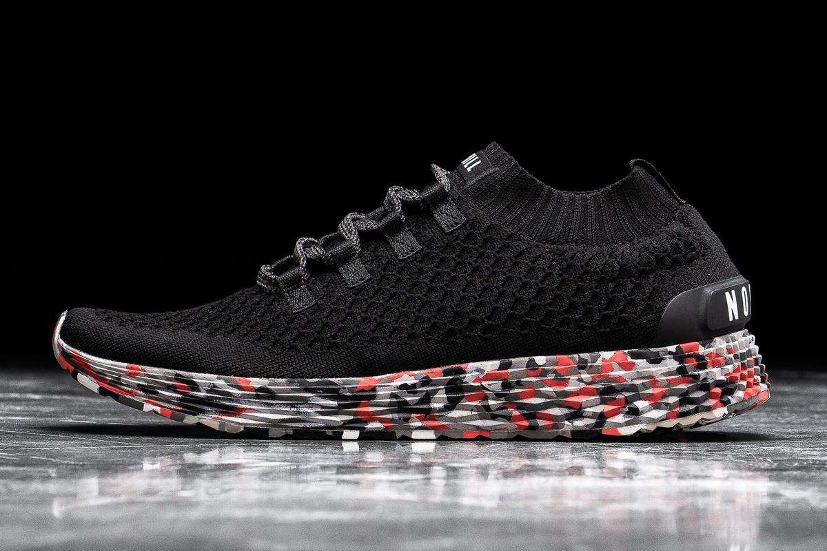 Nobull Knit Runner Loopschoenen Heren Zwart | 835042-BDE