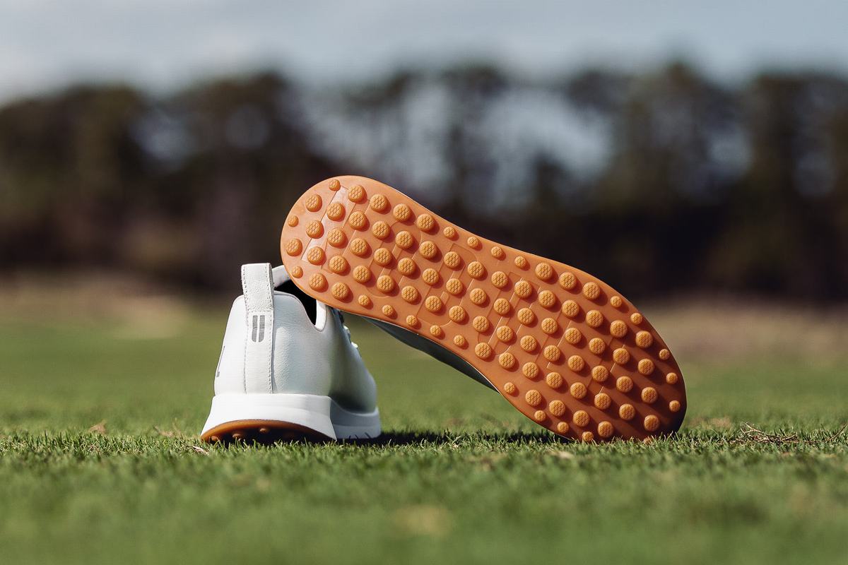 Nobull Leather Golfschoenen Dames Wit | 469205-NFG