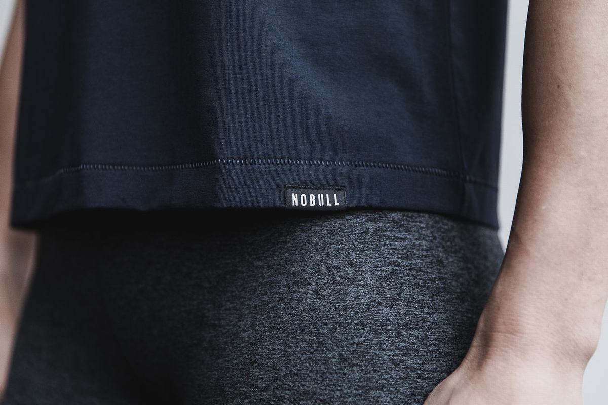 Nobull Lightweight Boxy T-shirts Dames Donkerblauw | 184039-IAL