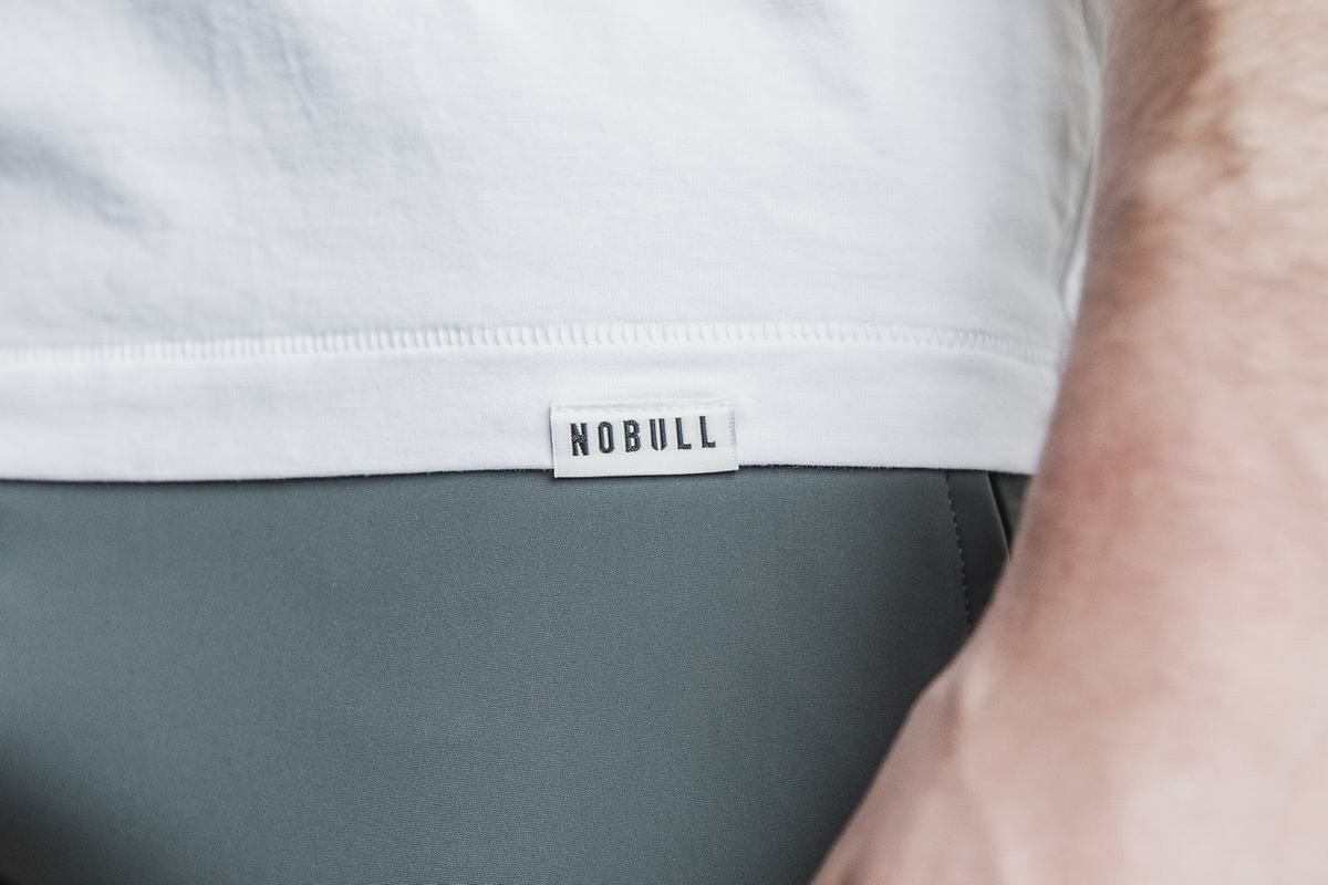 Nobull Lightweight Mouwloos T-shirts Heren Wit | 073624-IYV