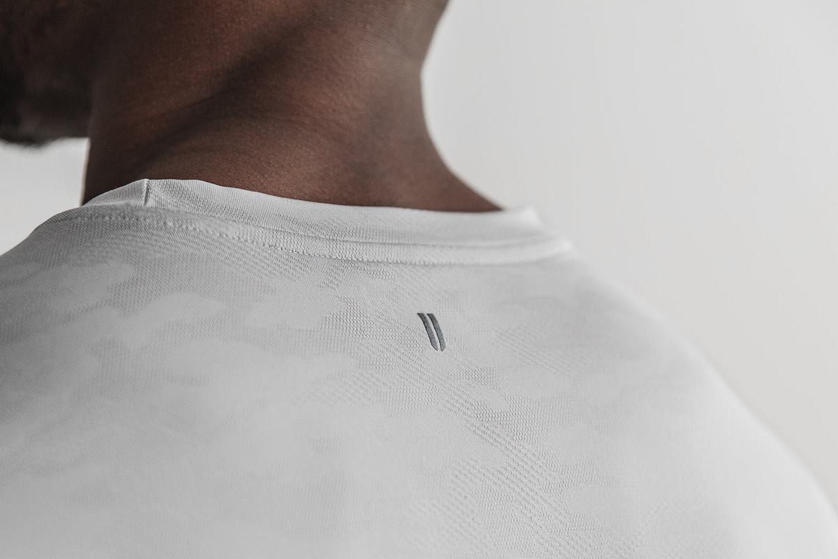 Nobull Lightweight Textured T-shirts Heren Camo | 261408-JBZ