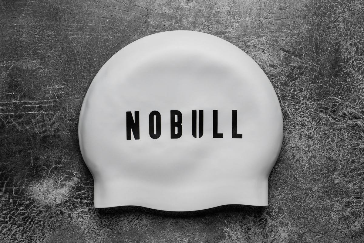 Nobull Long Hair Swim Cap Heren Wit | 983704-QPL