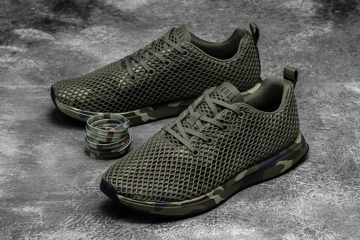 Nobull Mesh Runner Loopschoenen Dames Camo | 391850-RAP