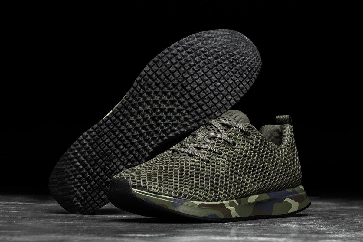 Nobull Mesh Runner Loopschoenen Dames Camo | 391850-RAP