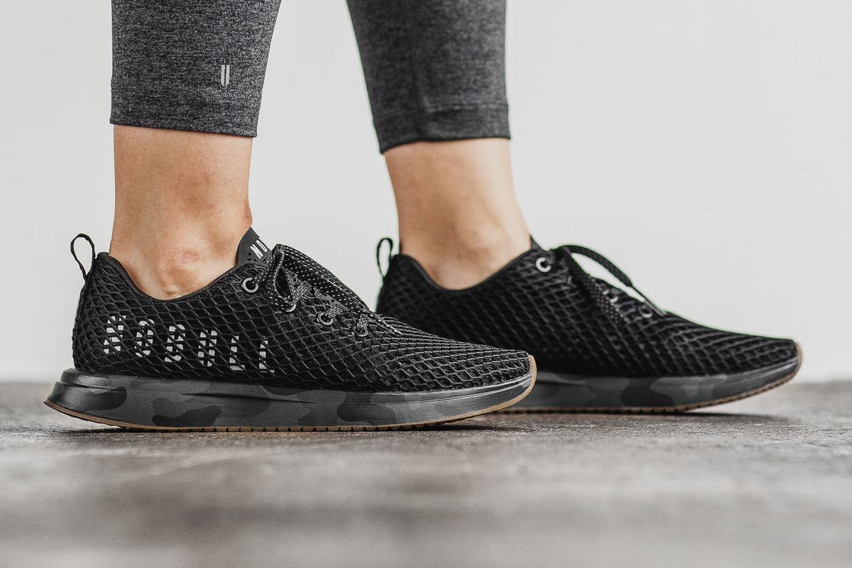Nobull Mesh Runner Loopschoenen Dames Camo | 459687-BQU