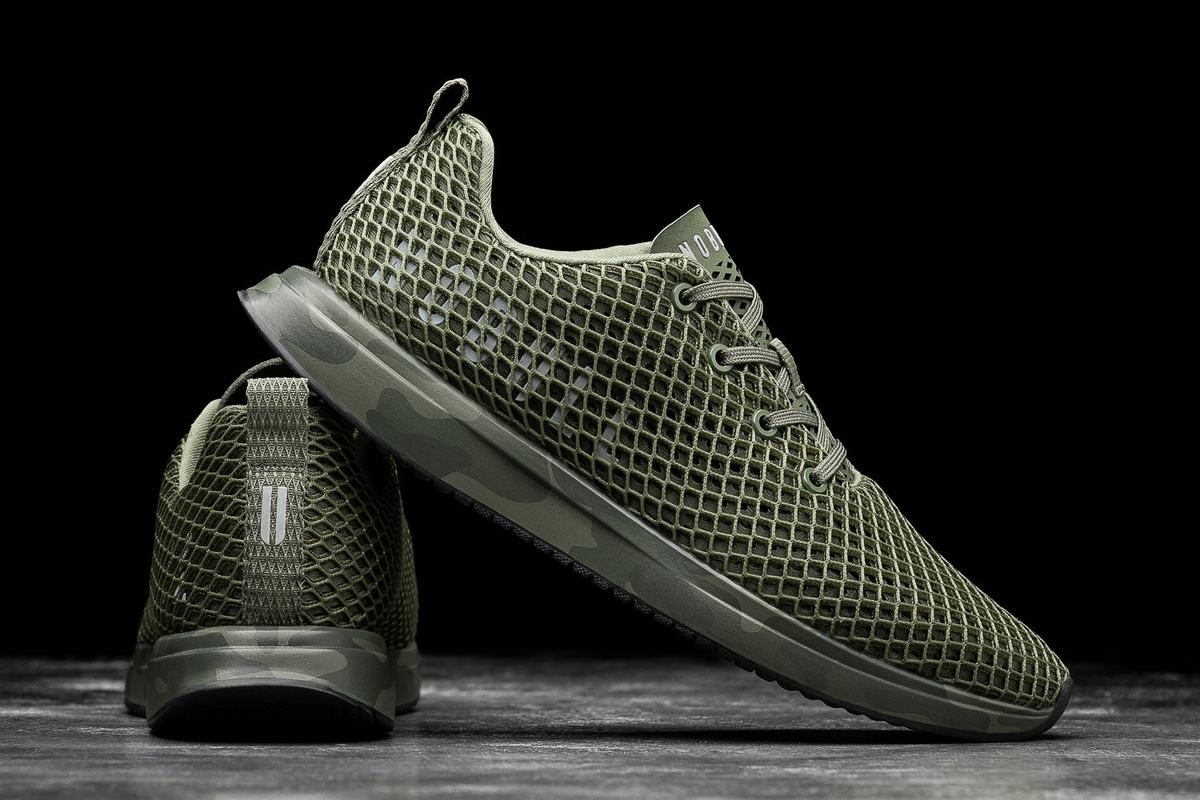 Nobull Mesh Runner Loopschoenen Dames Donkercamo | 043981-YLI