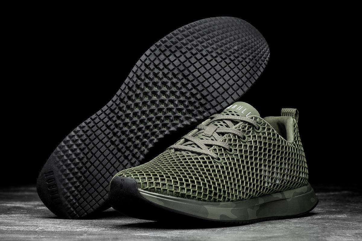 Nobull Mesh Runner Loopschoenen Dames Donkercamo | 043981-YLI