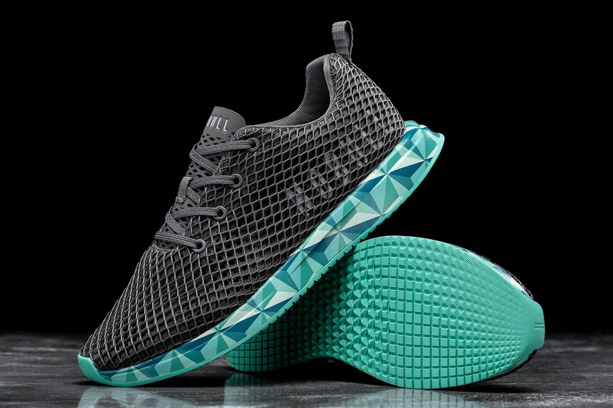 Nobull Mesh Runner Loopschoenen Dames Donkergrijs | 856423-VEA