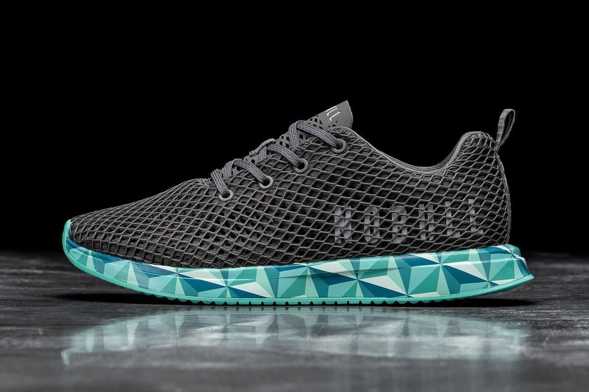 Nobull Mesh Runner Loopschoenen Dames Donkergrijs | 856423-VEA