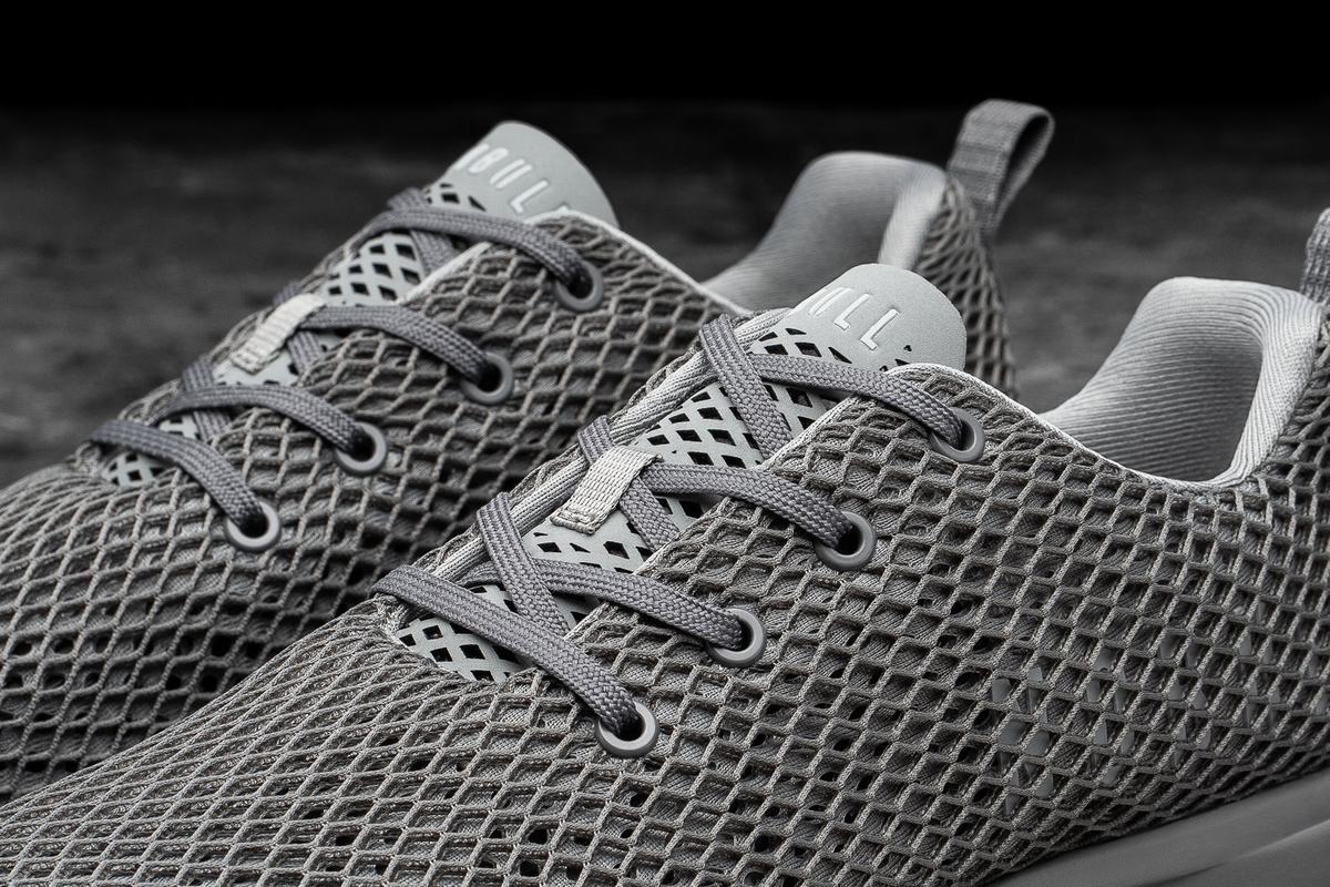 Nobull Mesh Runner Loopschoenen Dames Grijs | 891523-RLS