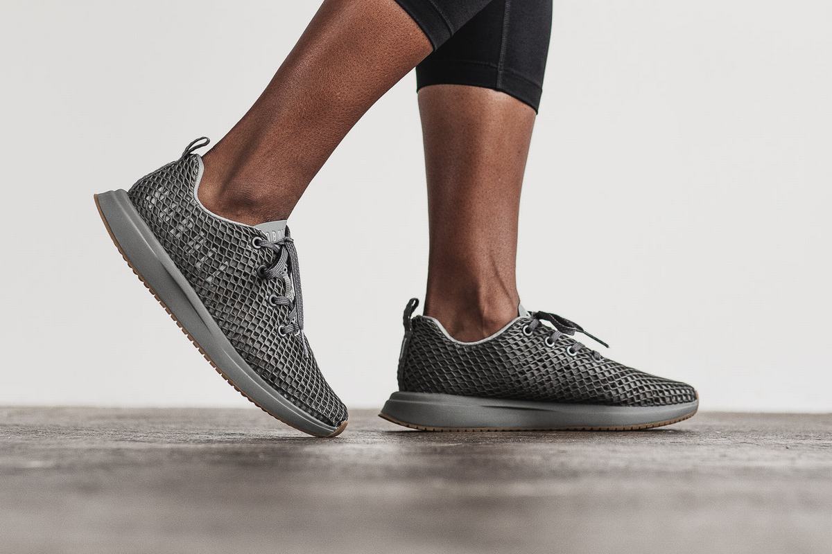 Nobull Mesh Runner Loopschoenen Dames Grijs | 891523-RLS