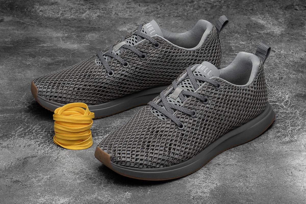 Nobull Mesh Runner Loopschoenen Dames Grijs | 891523-RLS