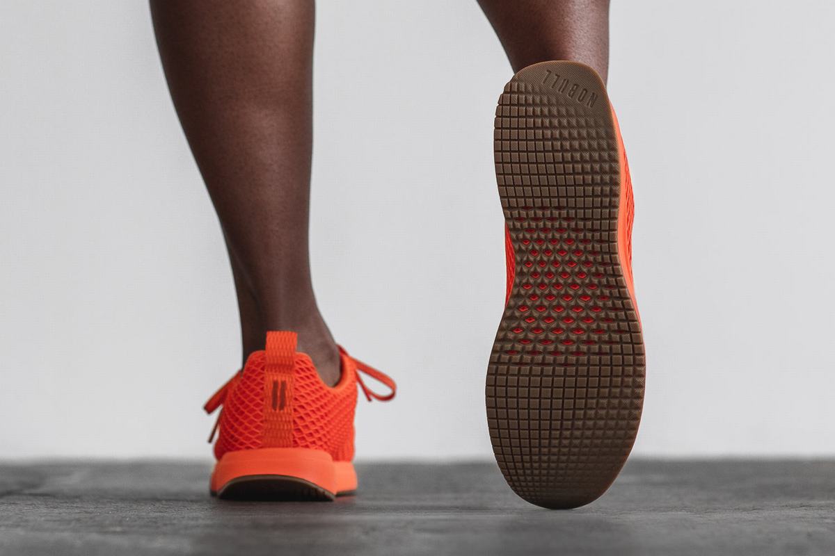 Nobull Mesh Runner Loopschoenen Dames Oranje | 079642-IWJ