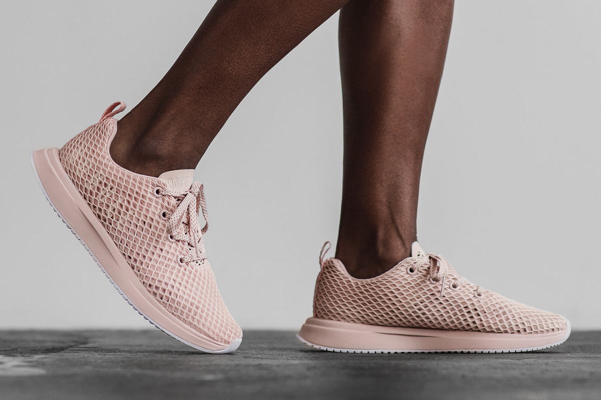 Nobull Mesh Runner Loopschoenen Dames Roze | 529081-RIO