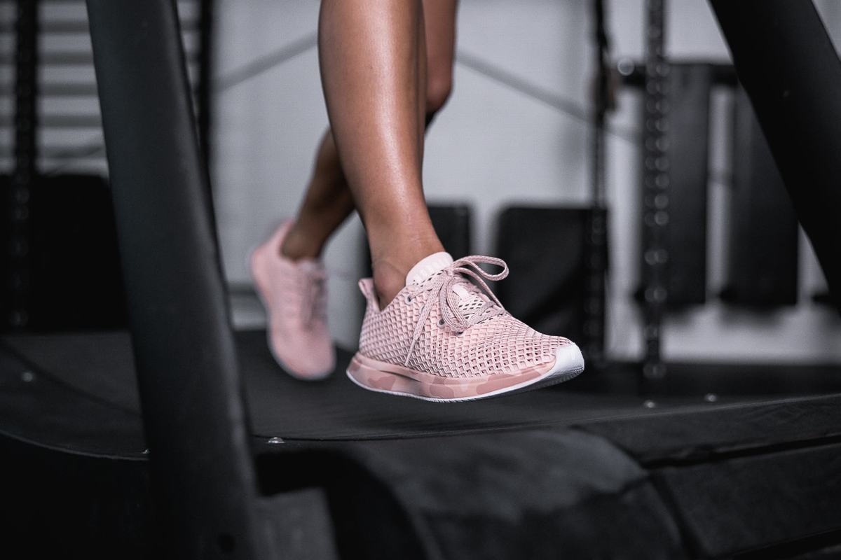 Nobull Mesh Runner Loopschoenen Dames Roze Camo | 973140-PGF