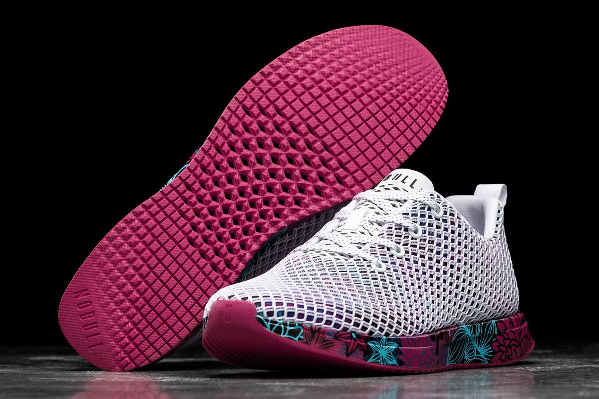 Nobull Mesh Runner Loopschoenen Dames Wit | 890214-CKW