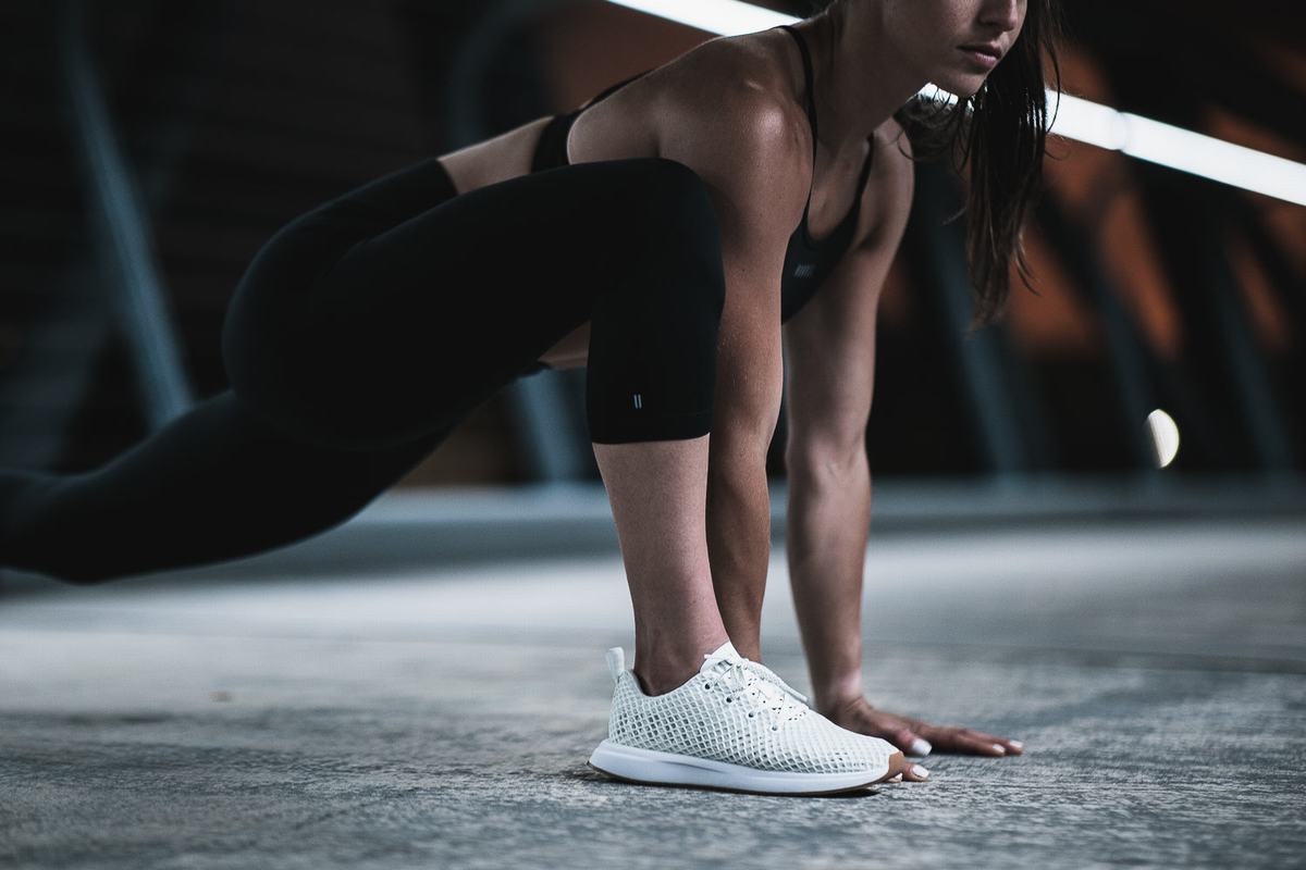 Nobull Mesh Runner Loopschoenen Dames Wit | 950436-GCK