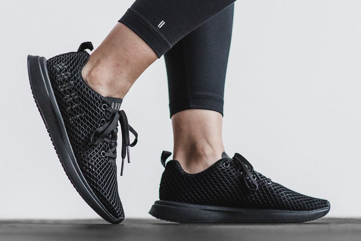 Nobull Mesh Runner Loopschoenen Dames Zwart | 238149-FDK