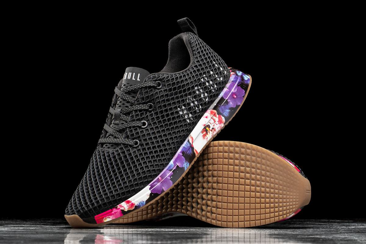 Nobull Mesh Runner Loopschoenen Dames Zwart | 560312-OFD