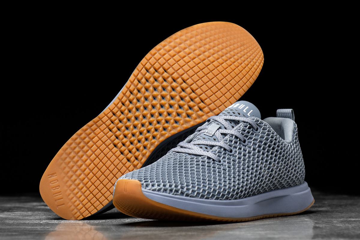 Nobull Mesh Runner Loopschoenen Heren Blauw | 982714-IQC