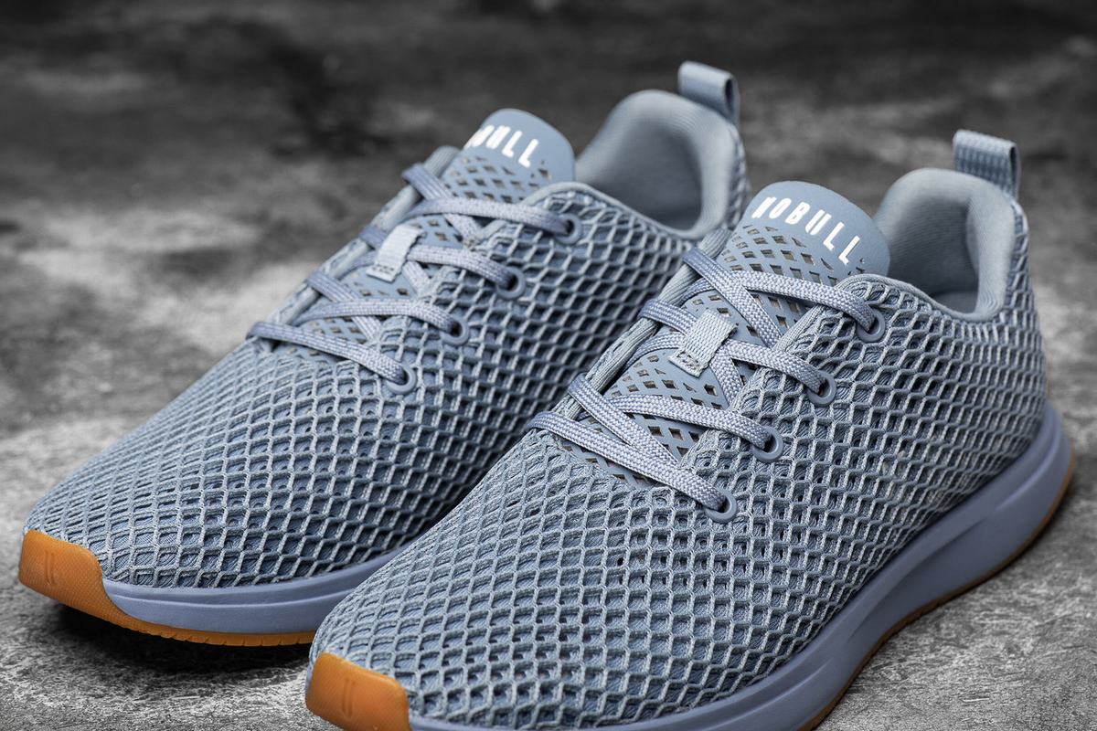 Nobull Mesh Runner Loopschoenen Heren Blauw | 982714-IQC