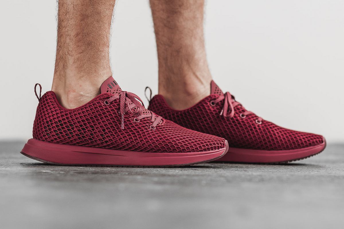 Nobull Mesh Runner Loopschoenen Heren Bordeaux | 502961-JUX