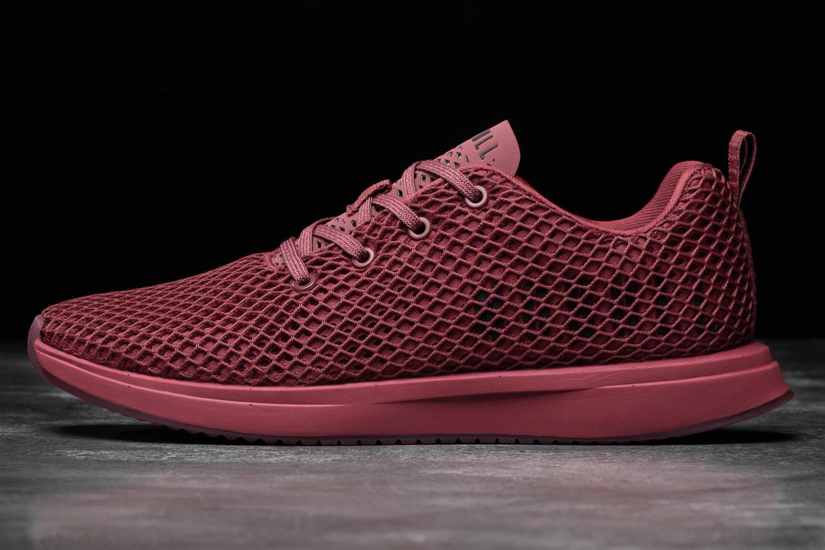 Nobull Mesh Runner Loopschoenen Heren Bordeaux | 502961-JUX