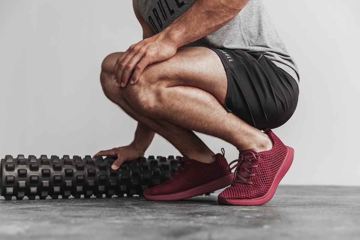 Nobull Mesh Runner Loopschoenen Heren Bordeaux | 502961-JUX