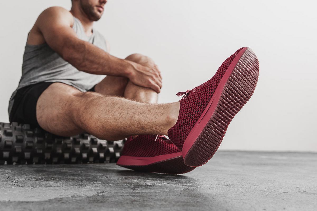 Nobull Mesh Runner Loopschoenen Heren Bordeaux | 502961-JUX