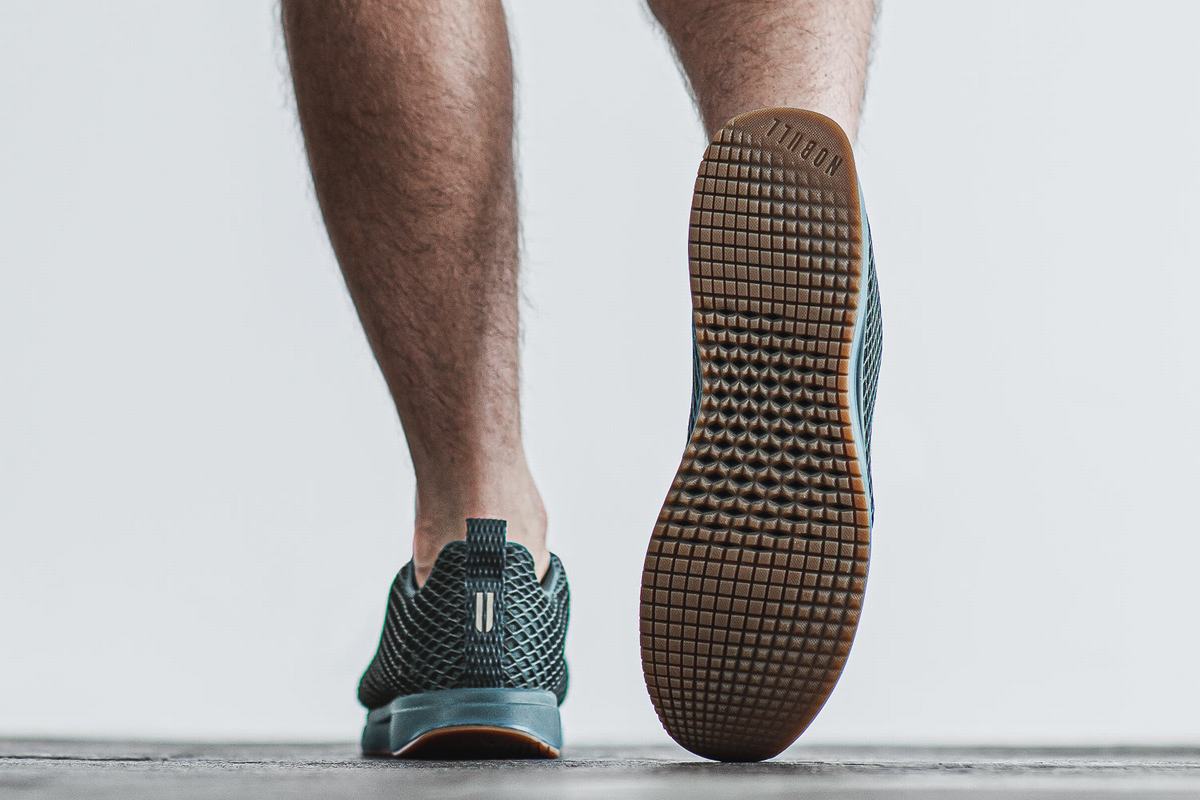 Nobull Mesh Runner Loopschoenen Heren Diepturquoise | 409571-UPO