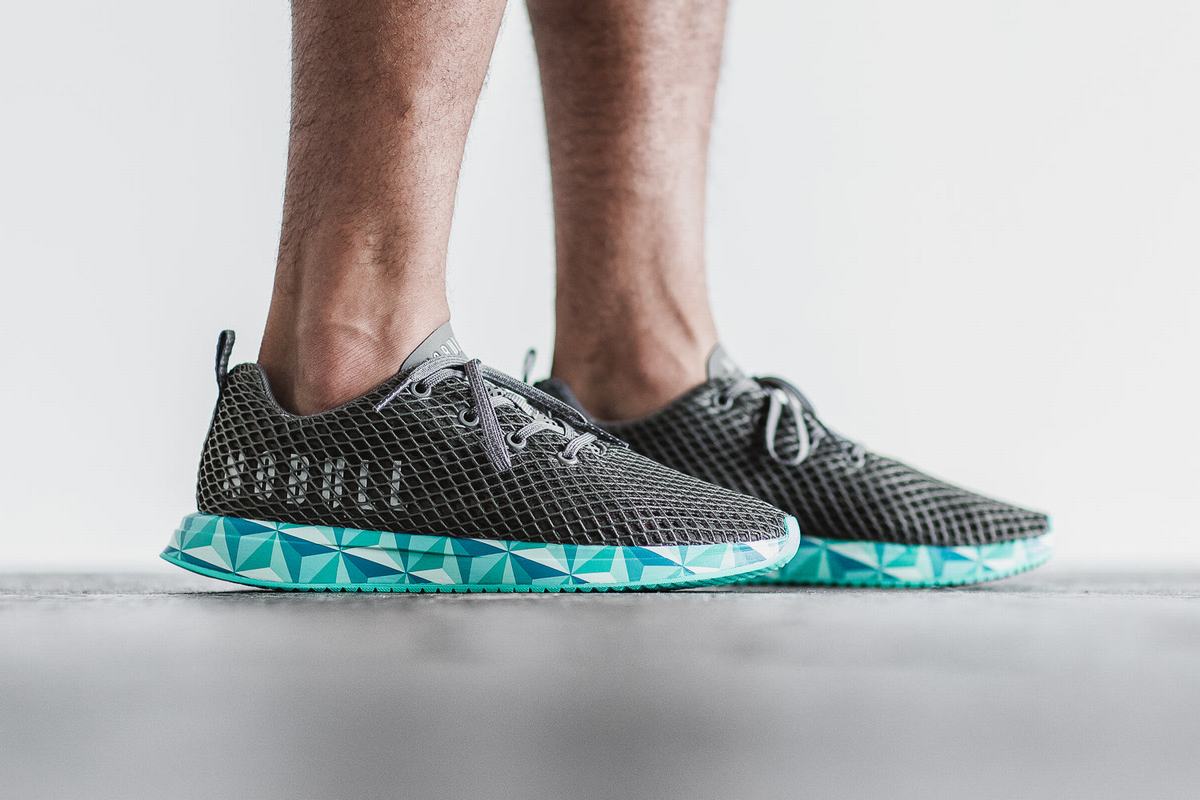 Nobull Mesh Runner Loopschoenen Heren Donkergrijs | 542193-ZPB