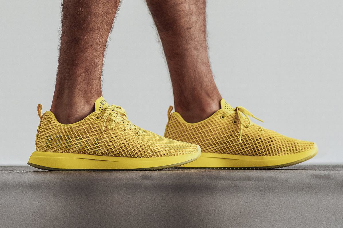 Nobull Mesh Runner Loopschoenen Heren Geel | 147056-FEB