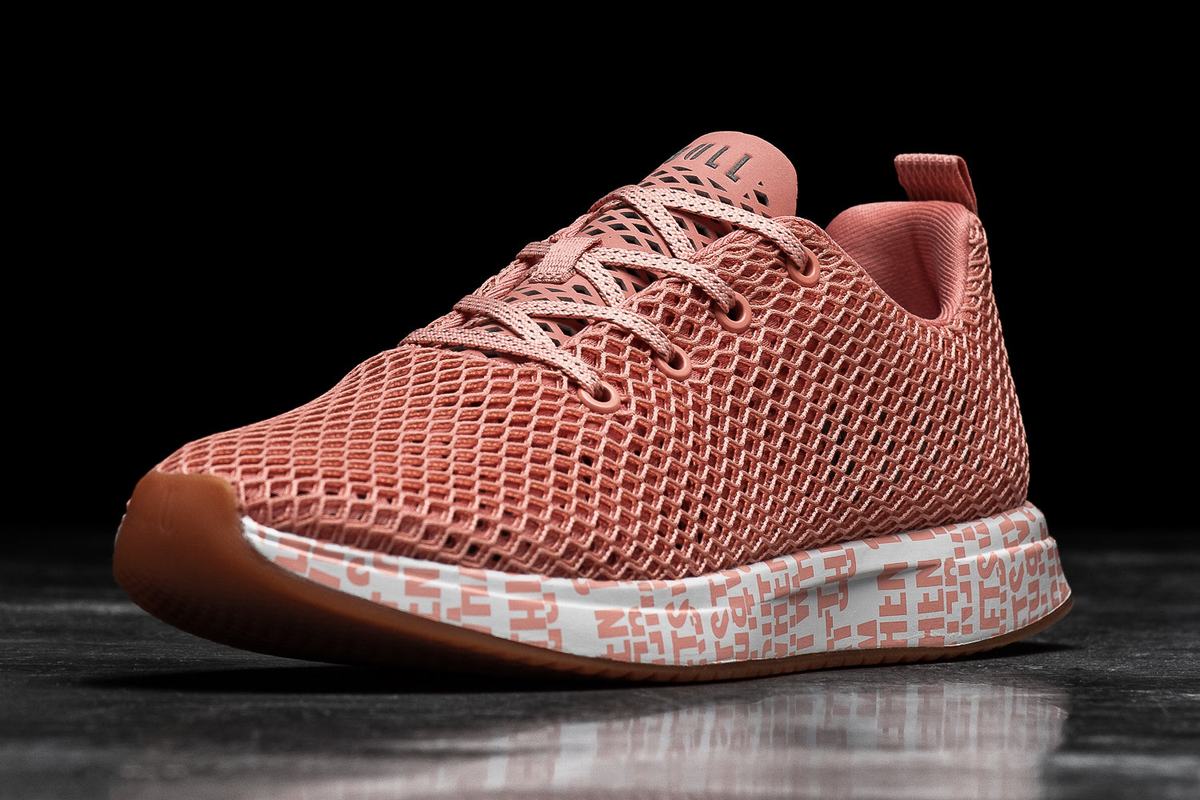 Nobull Mesh Runner Loopschoenen Heren Koraal | 825130-PSJ