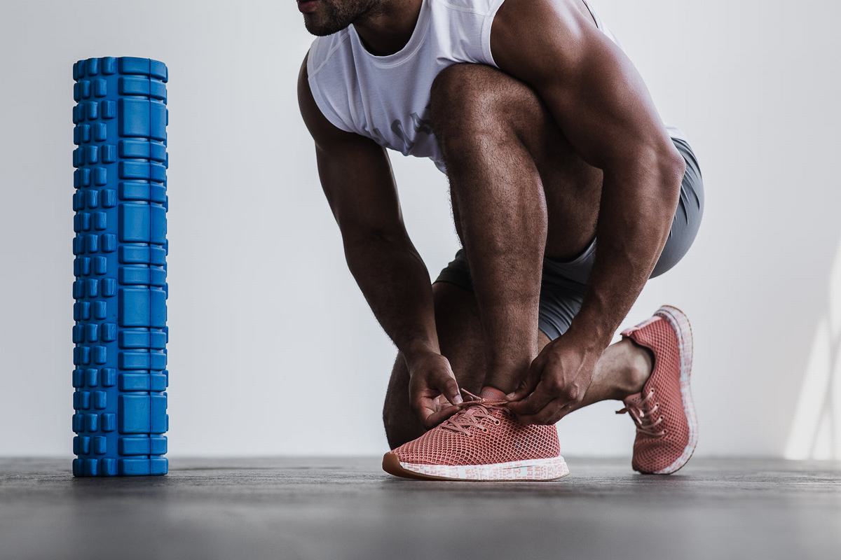 Nobull Mesh Runner Loopschoenen Heren Koraal | 825130-PSJ