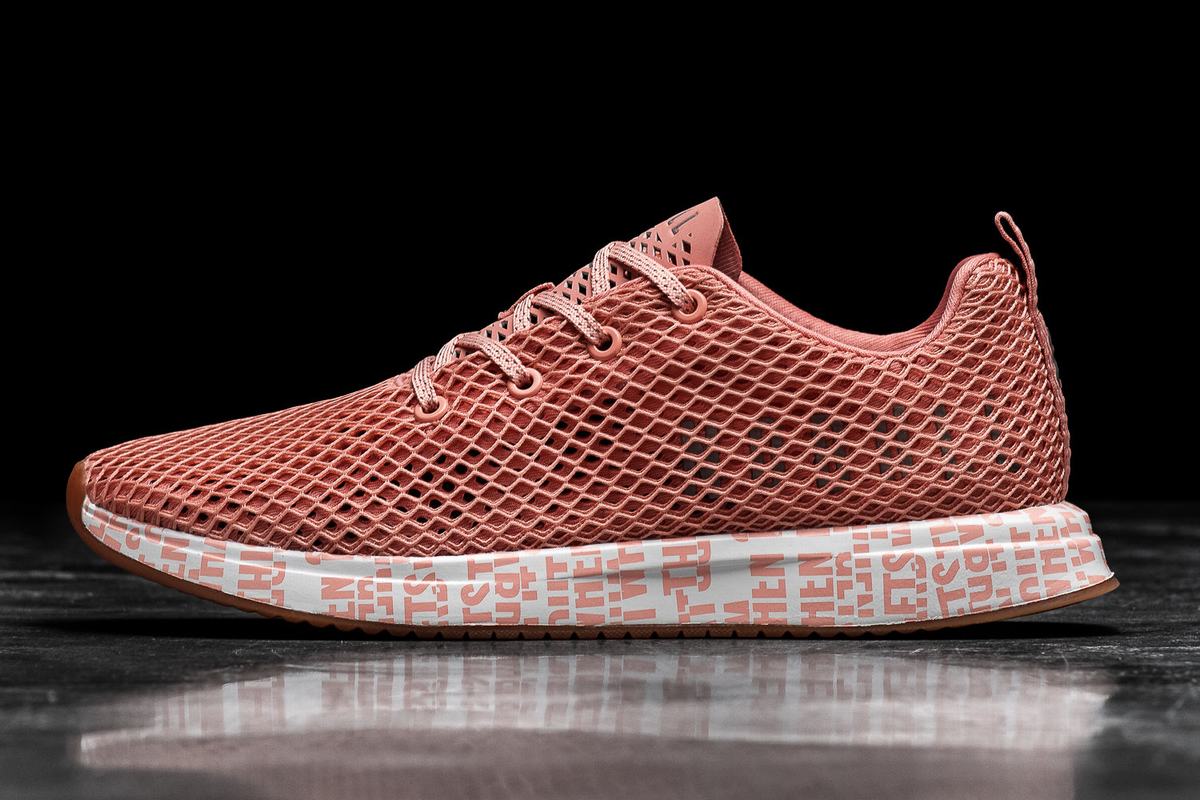 Nobull Mesh Runner Loopschoenen Heren Koraal | 825130-PSJ