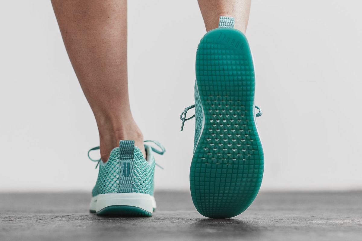 Nobull Mesh Runner Loopschoenen Heren Lichtturquoise | 642397-SCJ