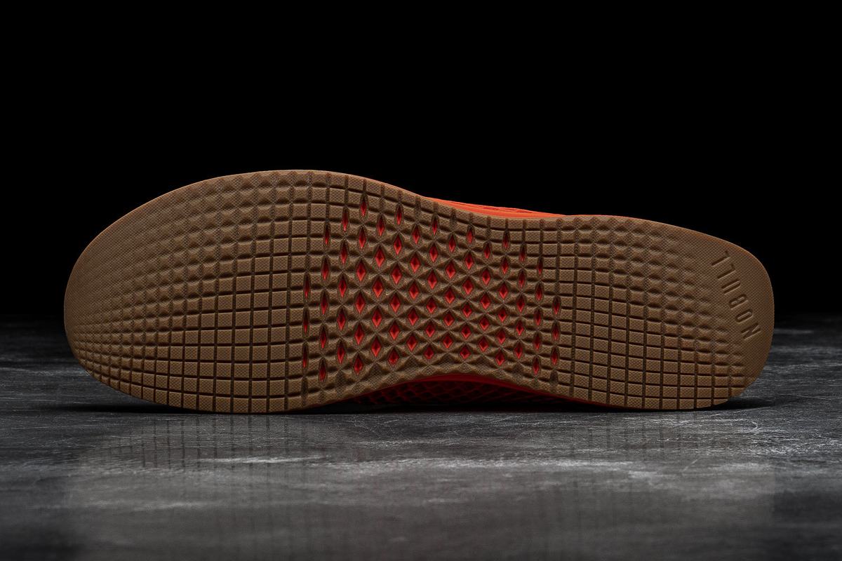 Nobull Mesh Runner Loopschoenen Heren Oranje | 857206-XKE