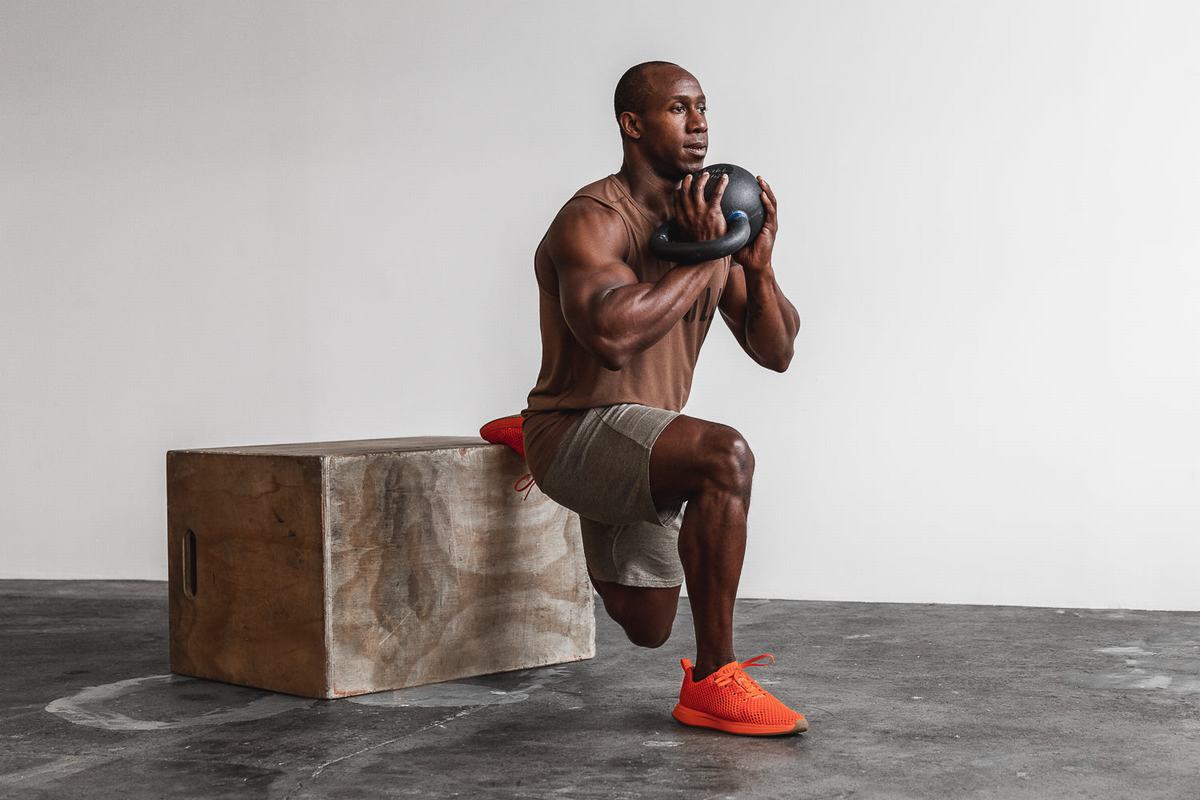 Nobull Mesh Runner Loopschoenen Heren Oranje | 857206-XKE