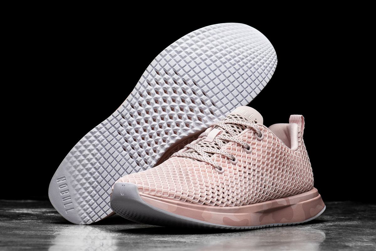 Nobull Mesh Runner Loopschoenen Heren Roze Camo | 109358-EYQ