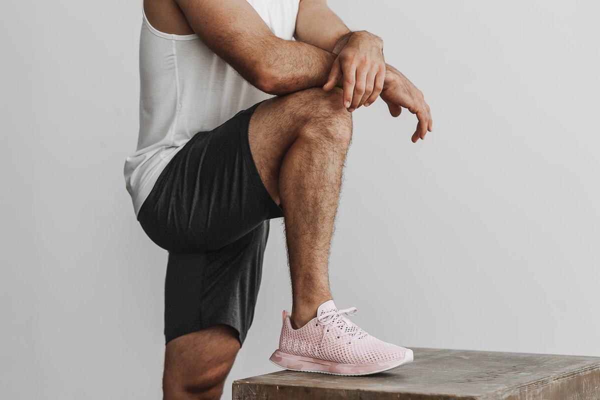 Nobull Mesh Runner Loopschoenen Heren Roze Camo | 109358-EYQ