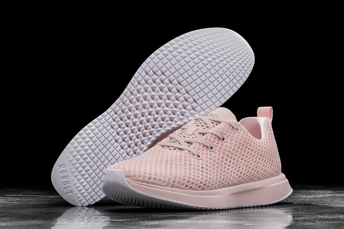 Nobull Mesh Runner Loopschoenen Heren Roze | 962318-RZX