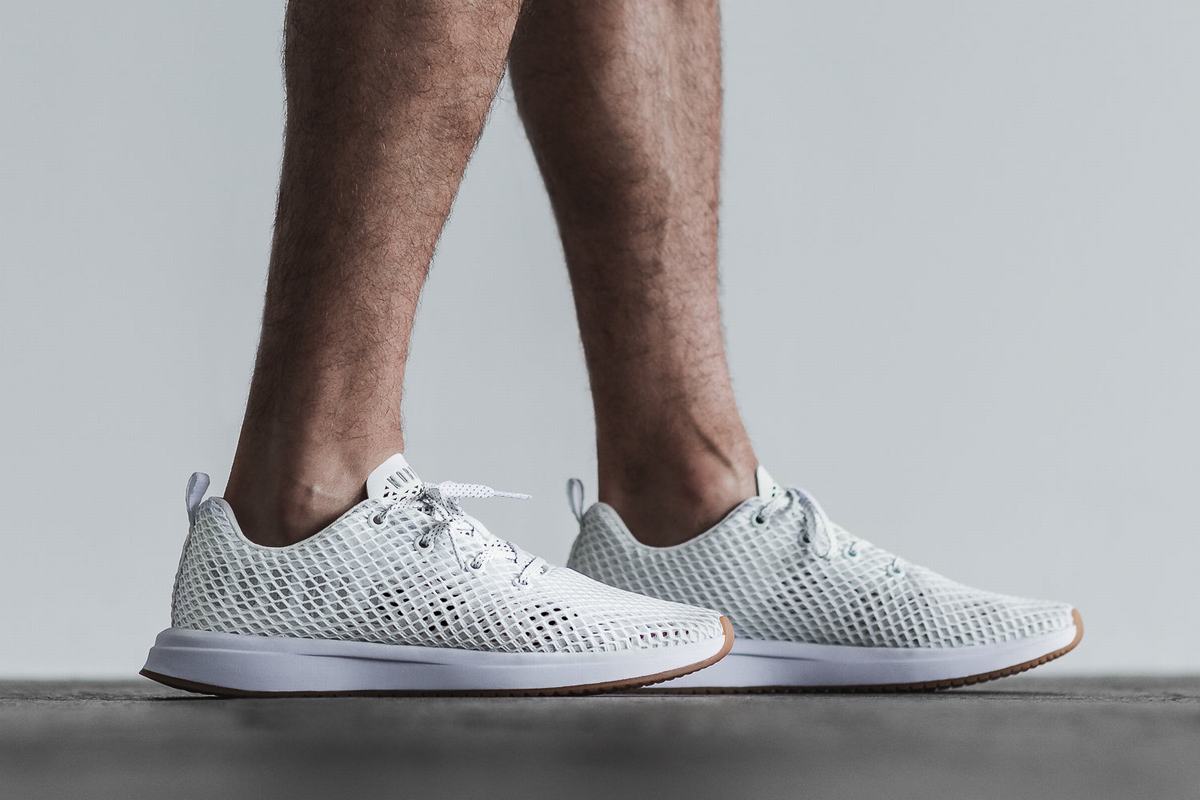 Nobull Mesh Runner Loopschoenen Heren Wit | 710326-FKA
