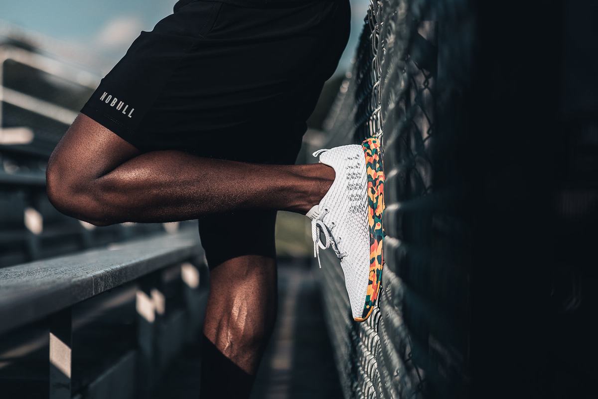 Nobull Mesh Runner Loopschoenen Heren Wit Goud | 945037-QID
