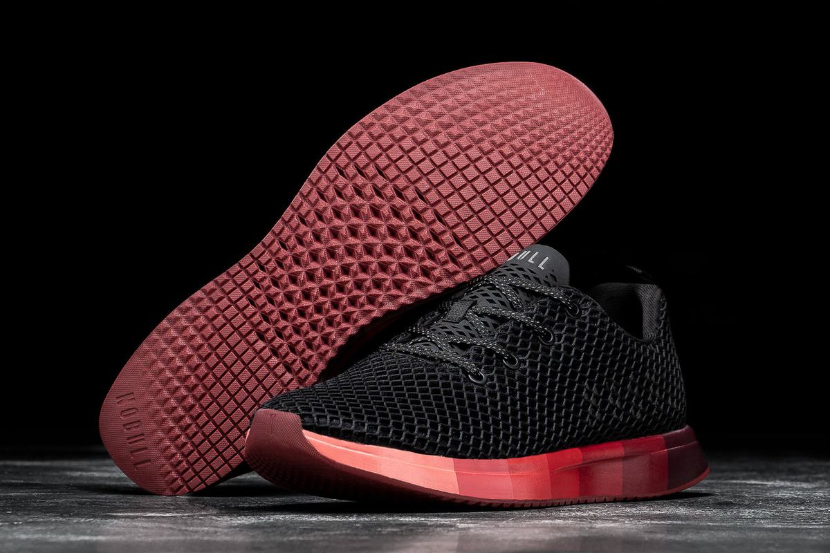 Nobull Mesh Runner Loopschoenen Heren Zwart | 258037-BSG