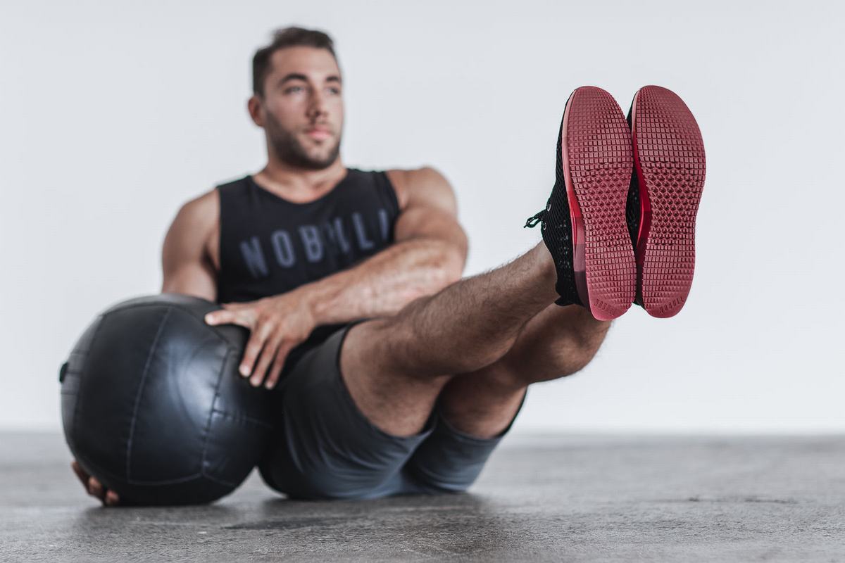 Nobull Mesh Runner Loopschoenen Heren Zwart | 258037-BSG