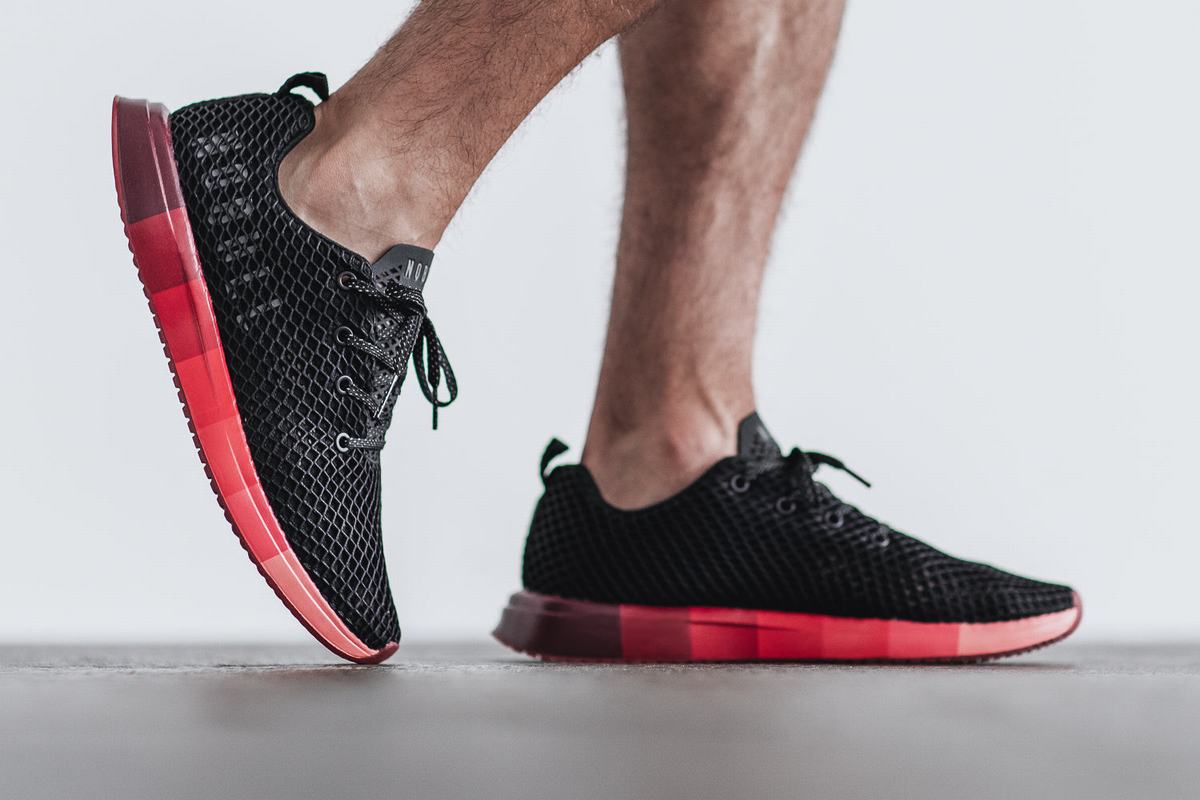 Nobull Mesh Runner Loopschoenen Heren Zwart | 258037-BSG