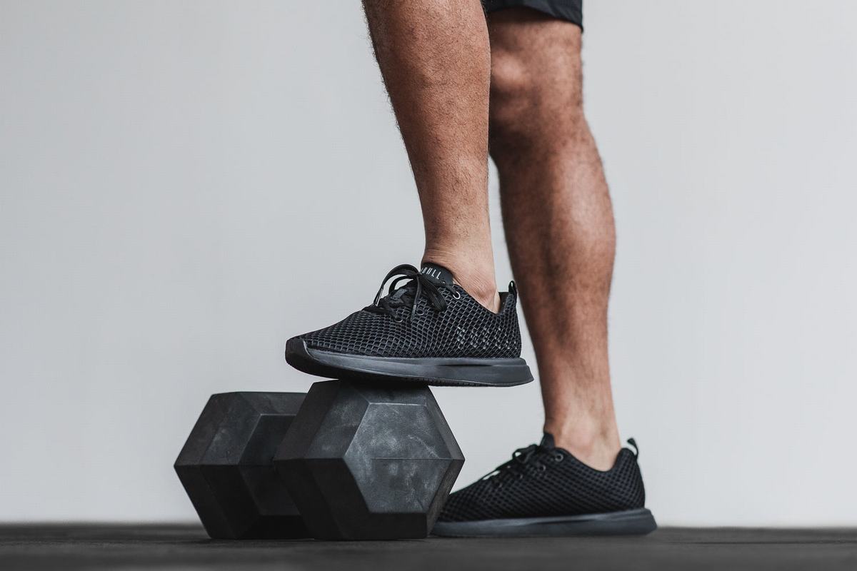 Nobull Mesh Runner Loopschoenen Heren Zwart | 971482-BRV
