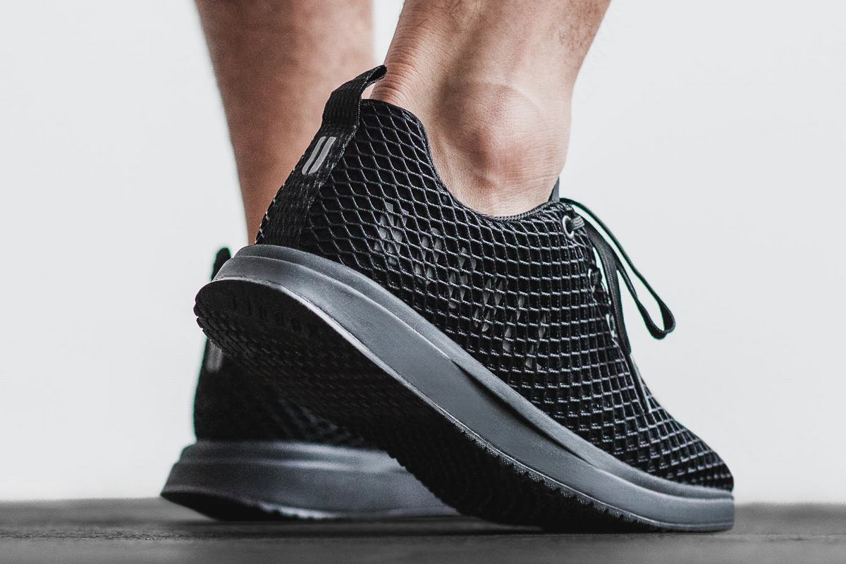 Nobull Mesh Runner Loopschoenen Heren Zwart | 971482-BRV