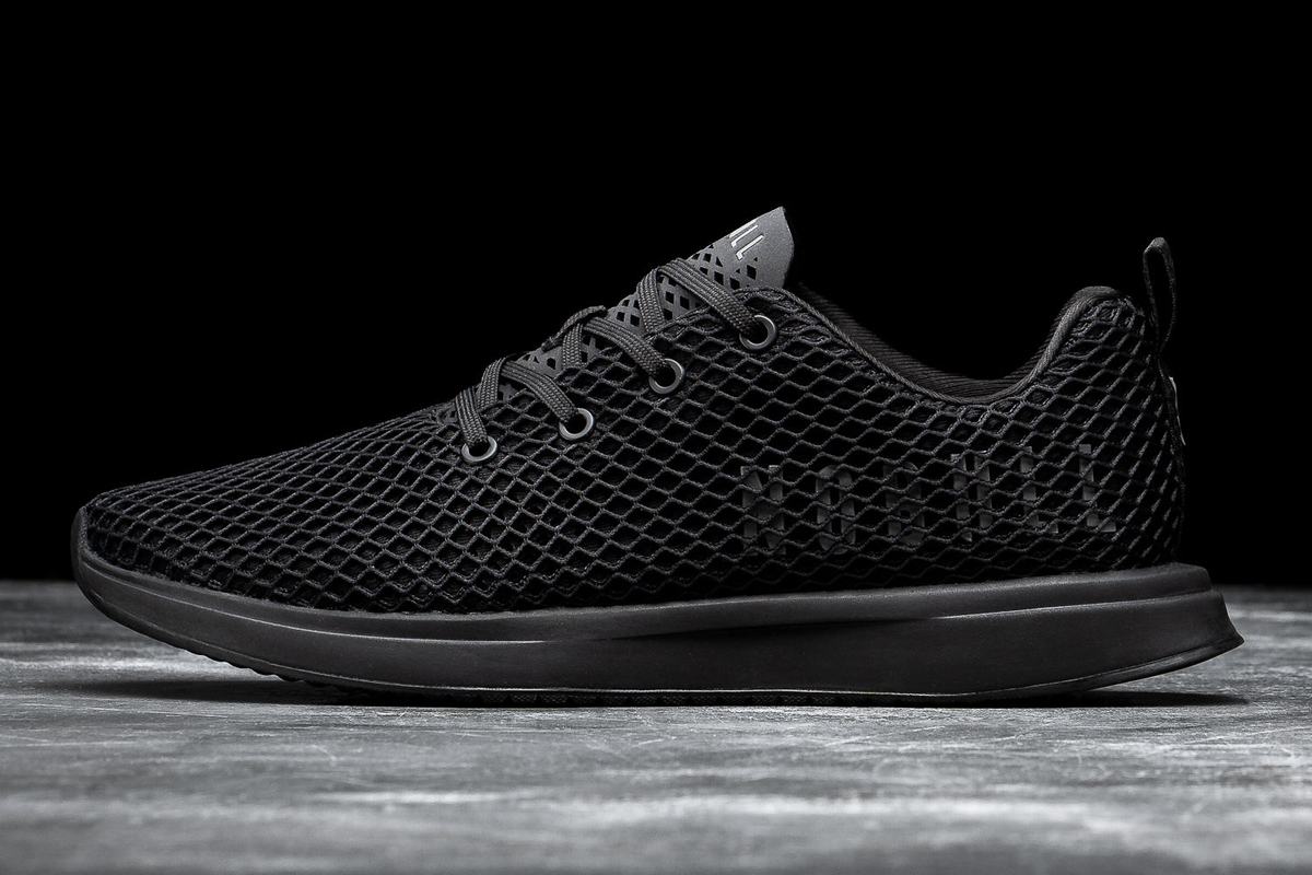 Nobull Mesh Runner Loopschoenen Heren Zwart | 971482-BRV
