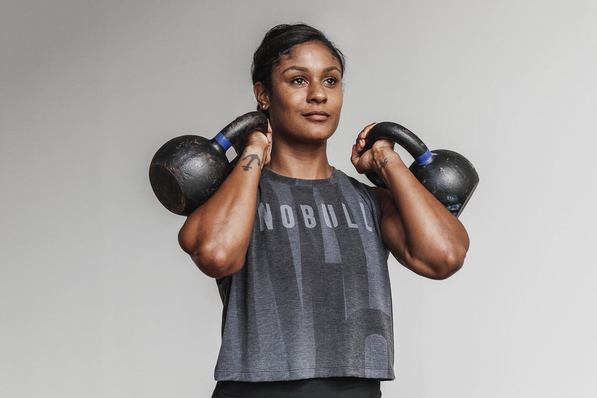 Nobull Muscle Davidsdottir Tank Tanktop Dames Grijs | 735942-DCI